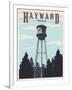 Hayward Water Tower-Steve Thomas-Framed Giclee Print