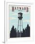 Hayward Water Tower-Steve Thomas-Framed Giclee Print