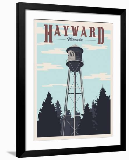 Hayward Water Tower-Steve Thomas-Framed Giclee Print