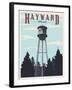 Hayward Water Tower-Steve Thomas-Framed Giclee Print