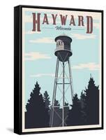 Hayward Water Tower-Steve Thomas-Framed Stretched Canvas