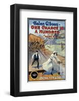 Hazards Of Helen - 1915-null-Framed Giclee Print