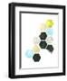 Hazed Honeycomb I-Grace Popp-Framed Art Print