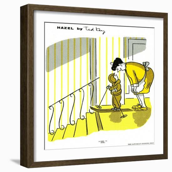 Hazel Cartoon-Ted Key-Framed Giclee Print