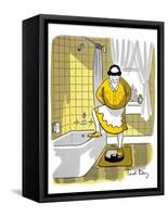 Hazel Cartoon-Ted Key-Framed Stretched Canvas