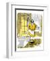 Hazel Cartoon-Ted Key-Framed Giclee Print