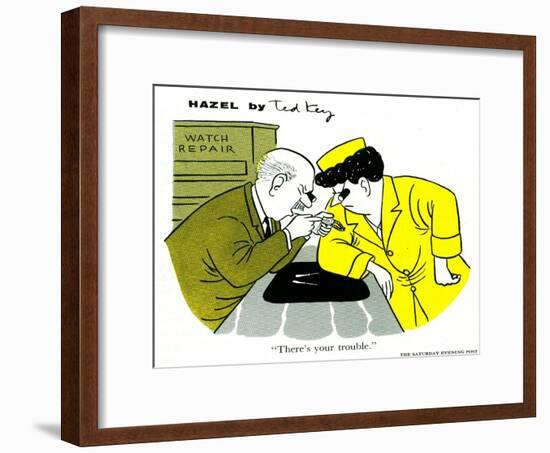 Hazel Cartoon-Ted Key-Framed Giclee Print