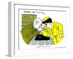 Hazel Cartoon-Ted Key-Framed Giclee Print