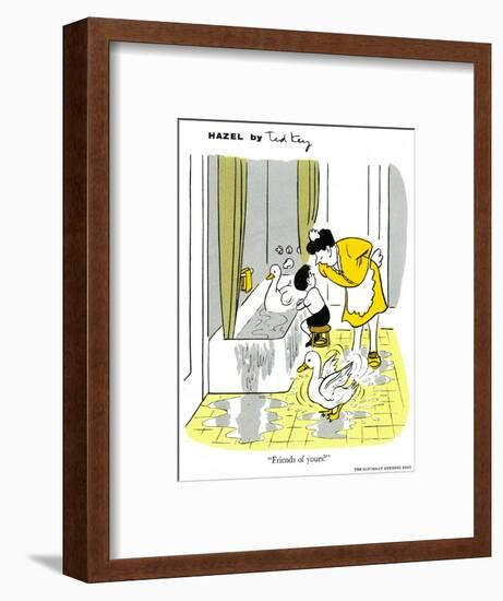 Hazel Cartoon-Ted Key-Framed Giclee Print