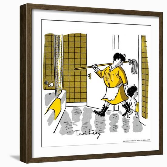 Hazel Cartoon-Ted Key-Framed Giclee Print