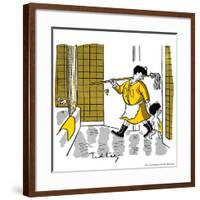 Hazel Cartoon-Ted Key-Framed Giclee Print