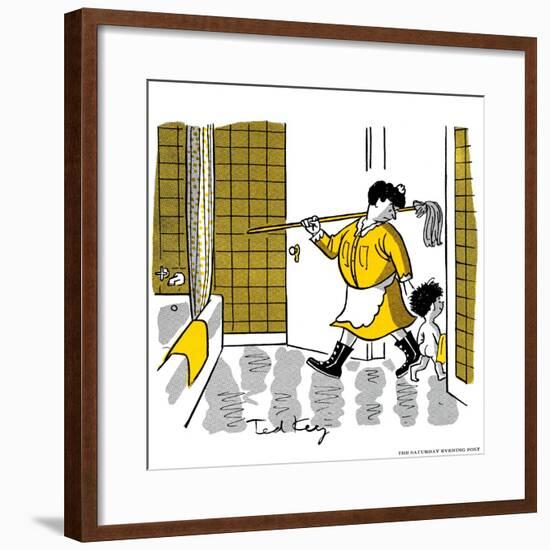 Hazel Cartoon-Ted Key-Framed Giclee Print