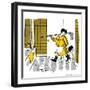 Hazel Cartoon-Ted Key-Framed Giclee Print