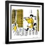 Hazel Cartoon-Ted Key-Framed Giclee Print