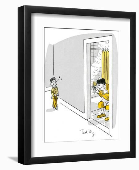 Hazel Cartoon-Ted Key-Framed Giclee Print