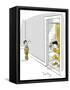 Hazel Cartoon-Ted Key-Framed Stretched Canvas