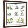 Hazel Cartoon-Ted Key-Framed Giclee Print