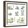 Hazel Cartoon-Ted Key-Framed Giclee Print