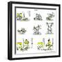 Hazel Cartoon-Ted Key-Framed Giclee Print