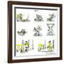 Hazel Cartoon-Ted Key-Framed Giclee Print