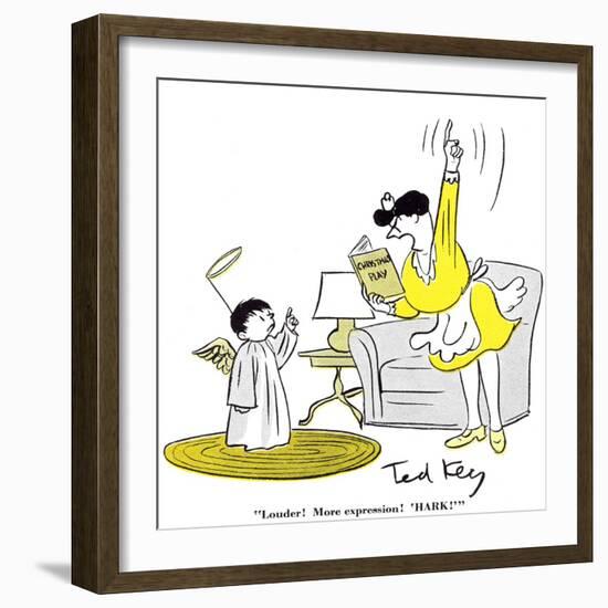 Hazel Cartoon-Ted Key-Framed Giclee Print