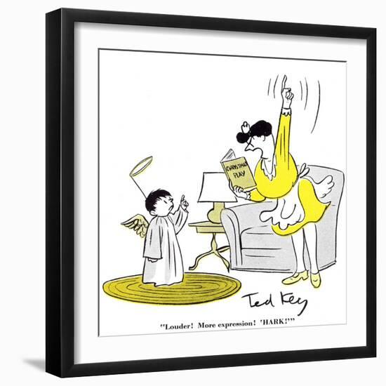 Hazel Cartoon-Ted Key-Framed Giclee Print