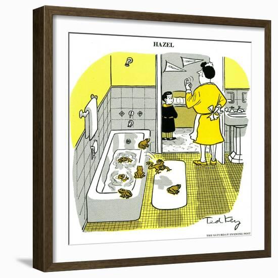 Hazel Cartoon-Ted Key-Framed Giclee Print