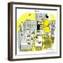 Hazel Cartoon-Ted Key-Framed Giclee Print