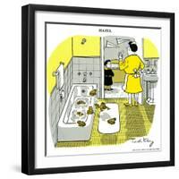 Hazel Cartoon-Ted Key-Framed Giclee Print