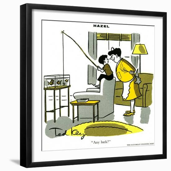 Hazel Cartoon-Ted Key-Framed Giclee Print