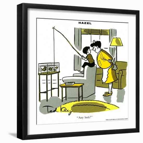 Hazel Cartoon-Ted Key-Framed Giclee Print