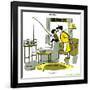 Hazel Cartoon-Ted Key-Framed Giclee Print