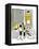 Hazel Cartoon-Ted Key-Framed Stretched Canvas