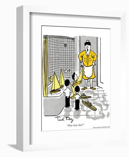 Hazel Cartoon-Ted Key-Framed Giclee Print