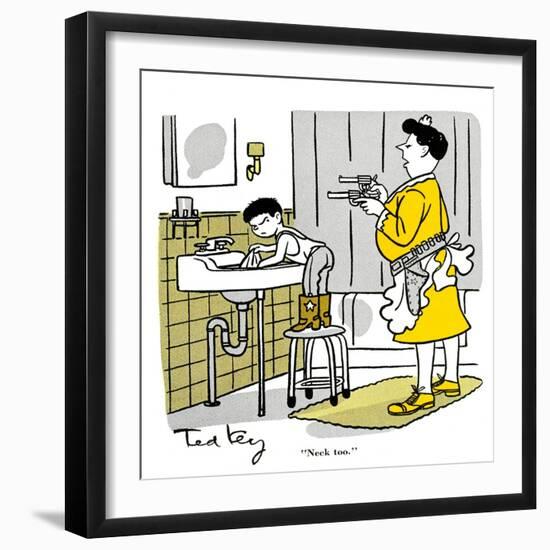 Hazel Cartoon-Ted Key-Framed Giclee Print