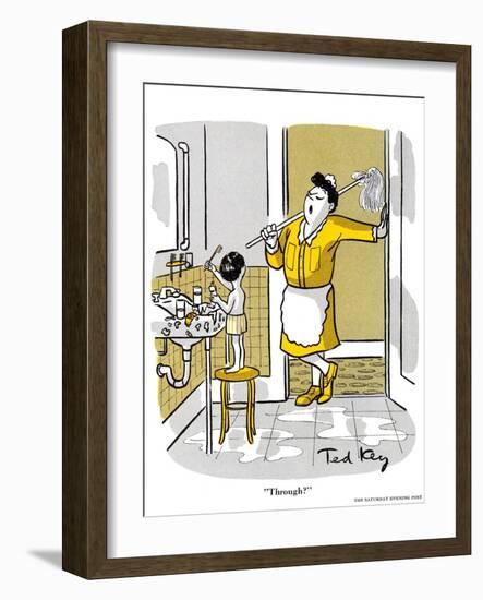 Hazel Cartoon-Ted Key-Framed Giclee Print