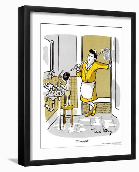 Hazel Cartoon-Ted Key-Framed Giclee Print