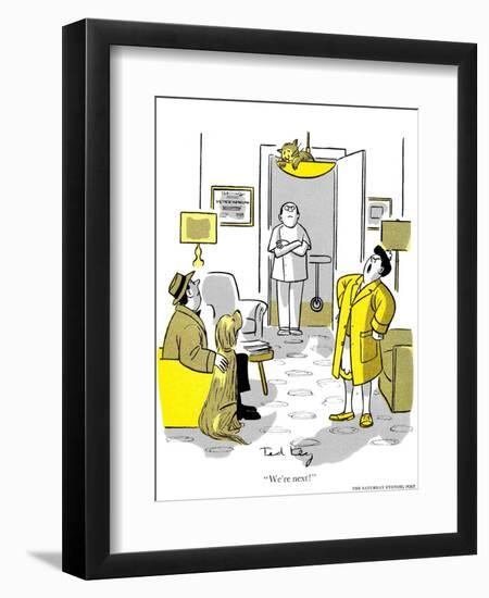 Hazel Cartoon-Ted Key-Framed Giclee Print