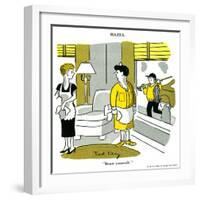 Hazel Cartoon-Ted Key-Framed Giclee Print