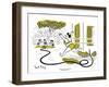 Hazel Cartoon-Ted Key-Framed Giclee Print