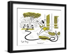 Hazel Cartoon-Ted Key-Framed Giclee Print