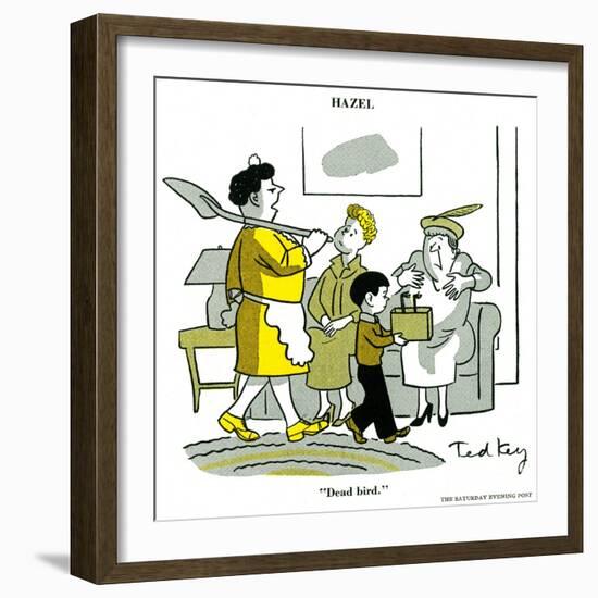 Hazel Cartoon-Ted Key-Framed Giclee Print