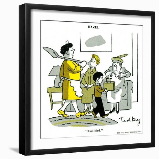 Hazel Cartoon-Ted Key-Framed Giclee Print