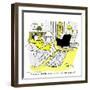 Hazel Cartoon-Ted Key-Framed Giclee Print