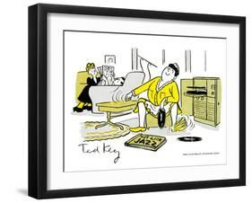 Hazel Cartoon-Ted Key-Framed Giclee Print