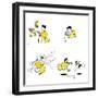 Hazel Cartoon-Ted Key-Framed Giclee Print