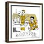 Hazel Cartoon-Ted Key-Framed Giclee Print