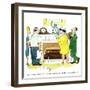 Hazel Cartoon-Ted Key-Framed Giclee Print