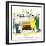 Hazel Cartoon-Ted Key-Framed Giclee Print