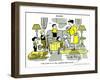 Hazel Cartoon-Ted Key-Framed Giclee Print